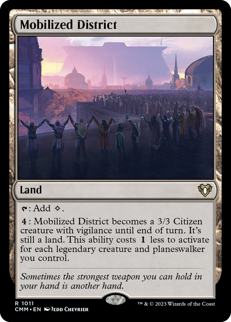 Mobilized District [Commander Masters] | Spectrum Games