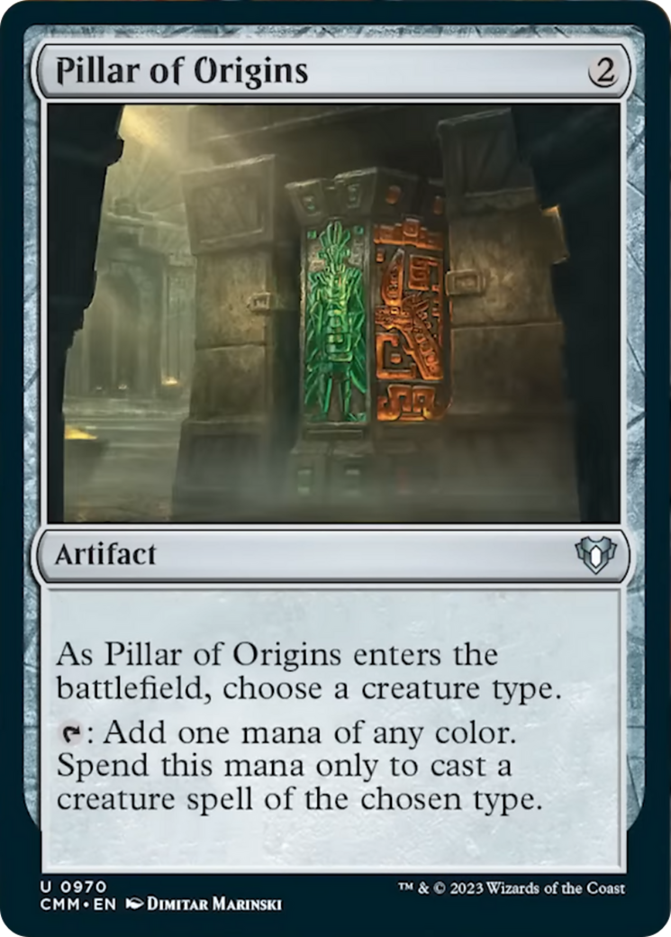 Pillar of Origins [Commander Masters] | Spectrum Games