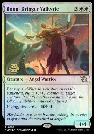 Boon-Bringer Valkyrie [March of the Machine Prerelease Promos] | Spectrum Games