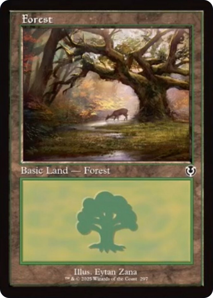 Forest (297) (Retro Frame) [Innistrad Remastered] | Spectrum Games