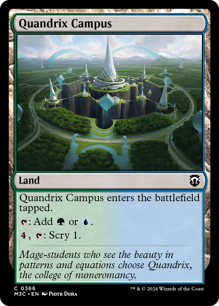 Quandrix Campus (Ripple Foil) [Modern Horizons 3 Commander] | Spectrum Games