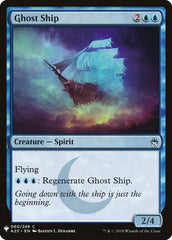 Ghost Ship [Mystery Booster] | Spectrum Games