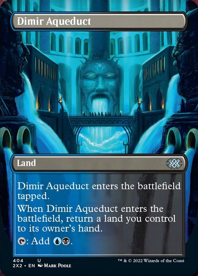 Dimir Aqueduct (Borderless Alternate Art) [Double Masters 2022] | Spectrum Games