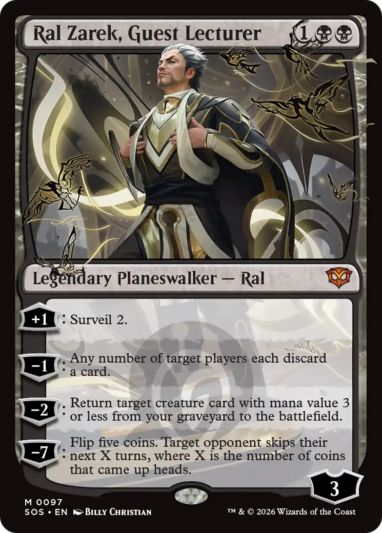 Ral Zarek, Guest Lecturer [Secrets of Strixhaven] | Spectrum Games