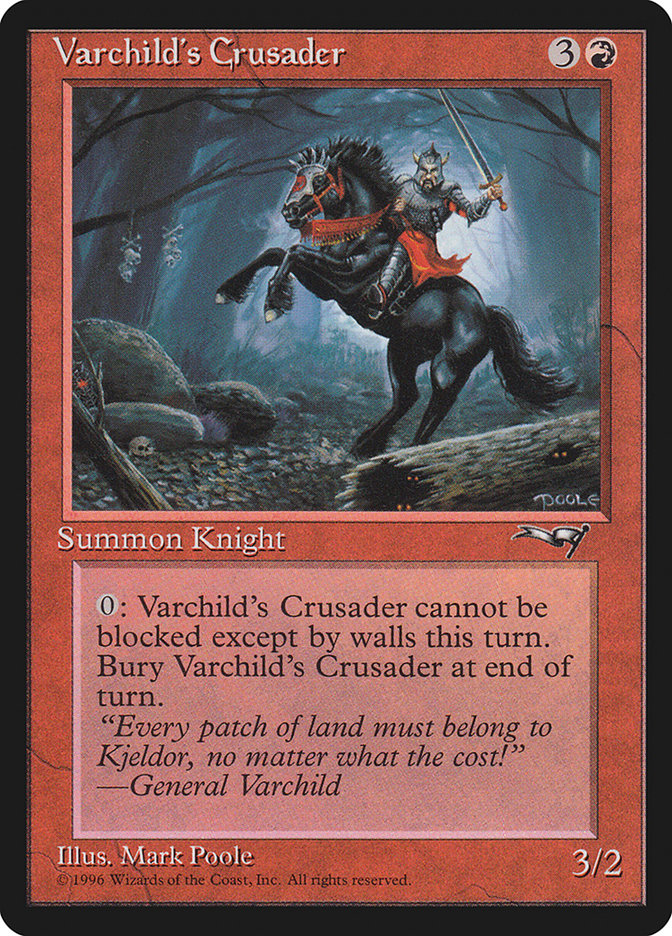 Varchild's Crusader (Black Horse) [Alliances] | Spectrum Games