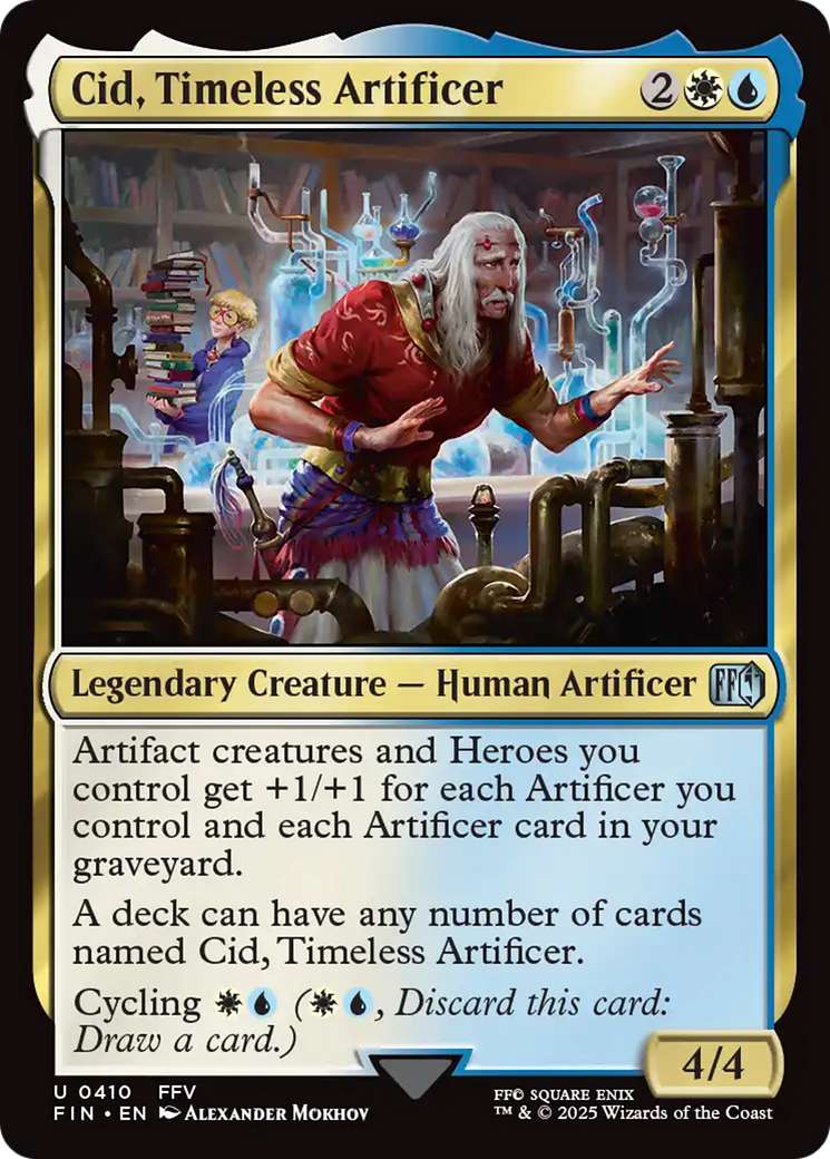Cid, Timeless Artificer (0410) [FINAL FANTASY] | Spectrum Games