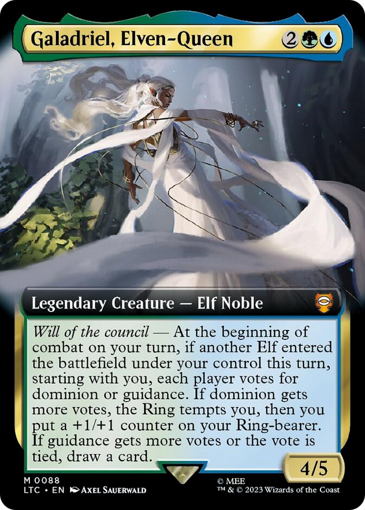 Galadriel, Elven-Queen (Extended Art) [The Lord of the Rings: Tales of Middle-Earth Commander] | Spectrum Games
