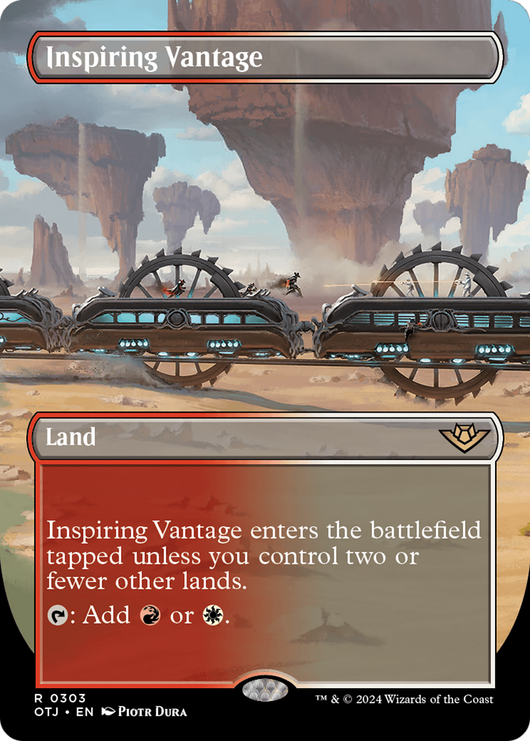 Inspiring Vantage (Borderless) [Outlaws of Thunder Junction] | Spectrum Games