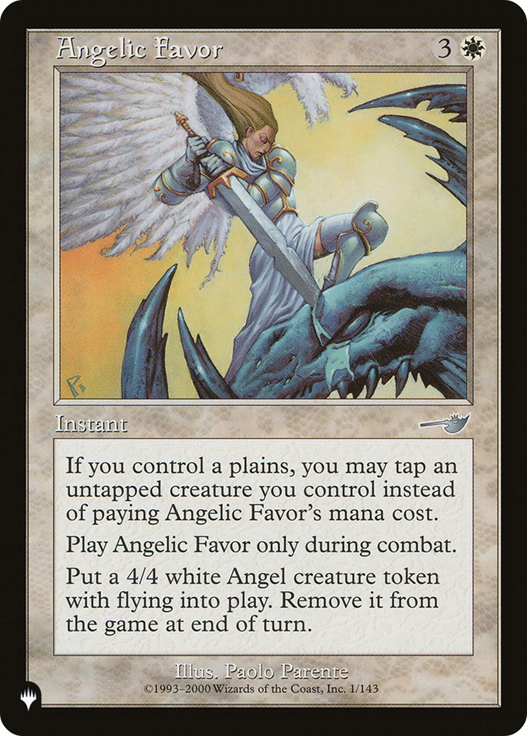 Angelic Favor [The List Reprints] | Spectrum Games