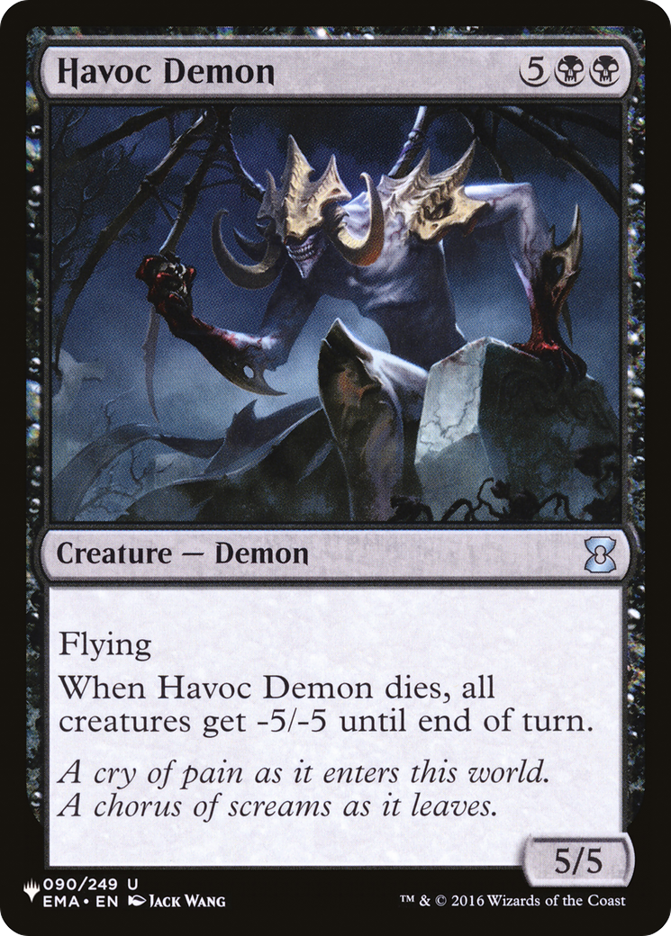 Havoc Demon [The List Reprints] | Spectrum Games