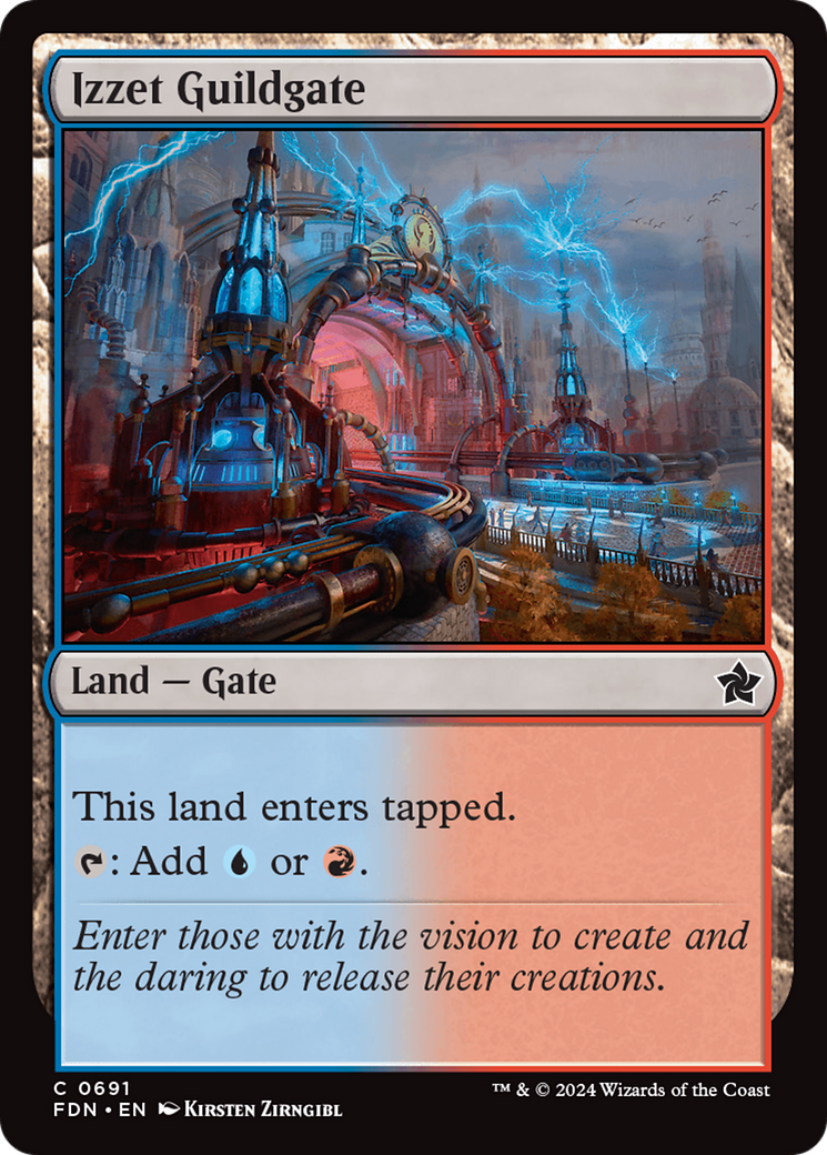 Izzet Guildgate [Foundations] | Spectrum Games