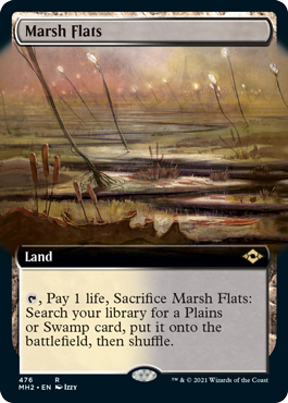 Marsh Flats (Extended Art) [Modern Horizons 2] | Spectrum Games