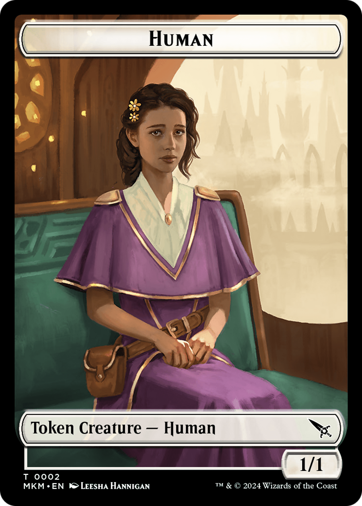 Thopter (0020) // Human Double-Sided Token [Murders at Karlov Manor Tokens] | Spectrum Games