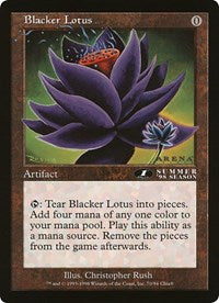 Blacker Lotus (Oversized) [Oversize Cards] | Spectrum Games