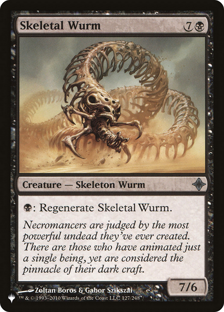 Skeletal Wurm [The List Reprints] | Spectrum Games