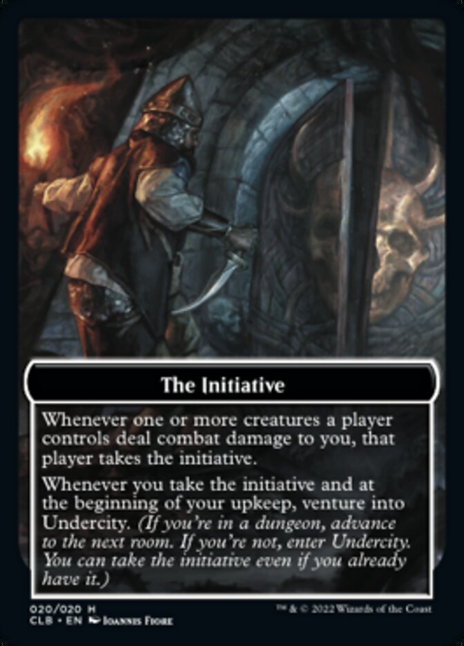 The Initiative // Undercity Double-Sided Token [Commander Legends: Battle for Baldur's Gate Tokens] | Spectrum Games