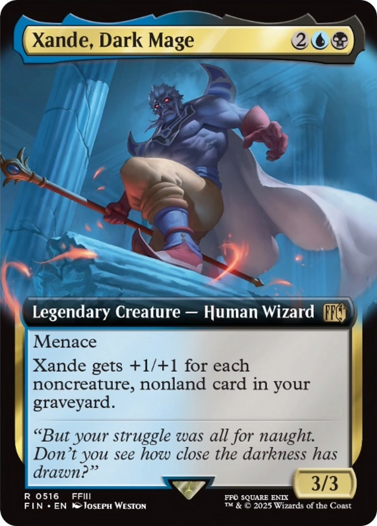 Xande, Dark Mage (Extended Art) [FINAL FANTASY] | Spectrum Games