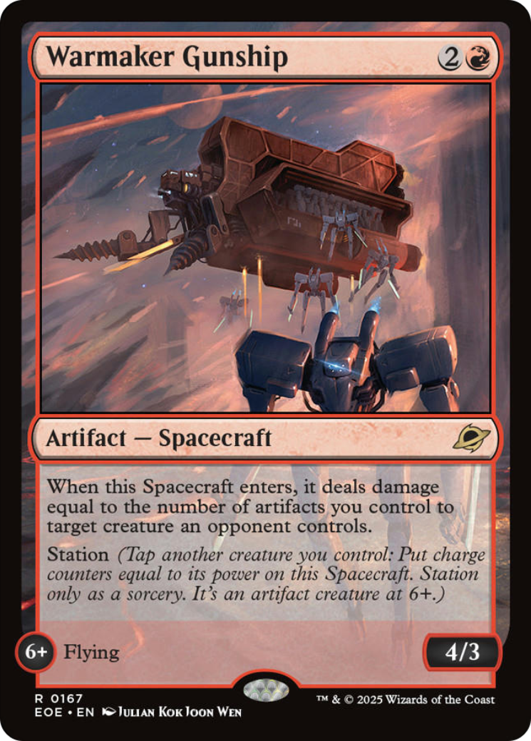 Warmaker Gunship [Edge of Eternities] | Spectrum Games
