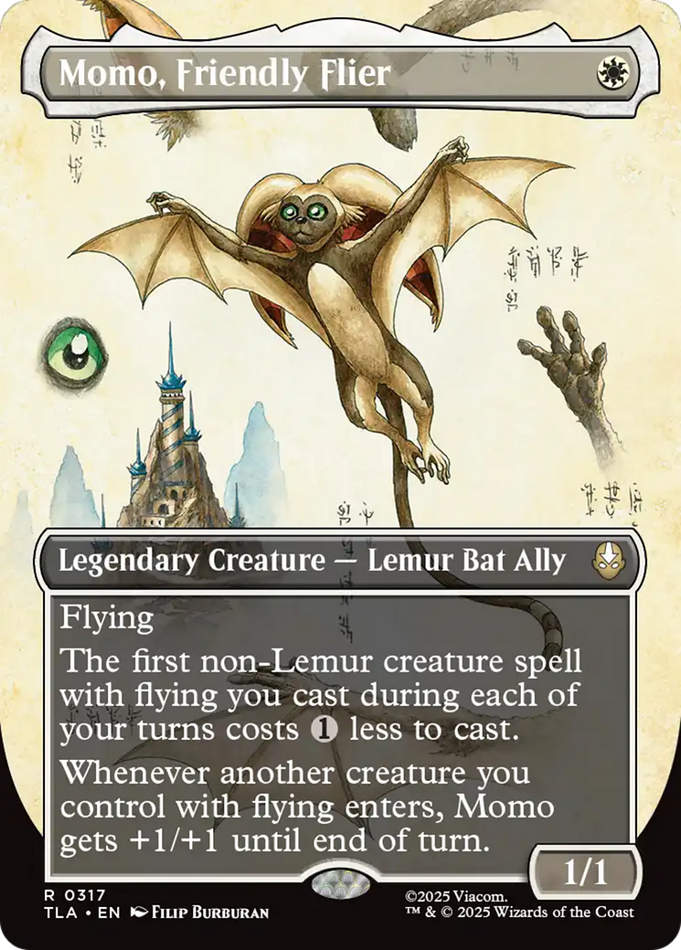 Momo, Friendly Flier (Borderless) [Avatar: The Last Airbender] | Spectrum Games