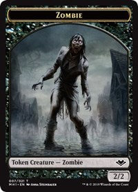 Zombie (007) // Spider (014) Double-Sided Token [Modern Horizons Tokens] | Spectrum Games