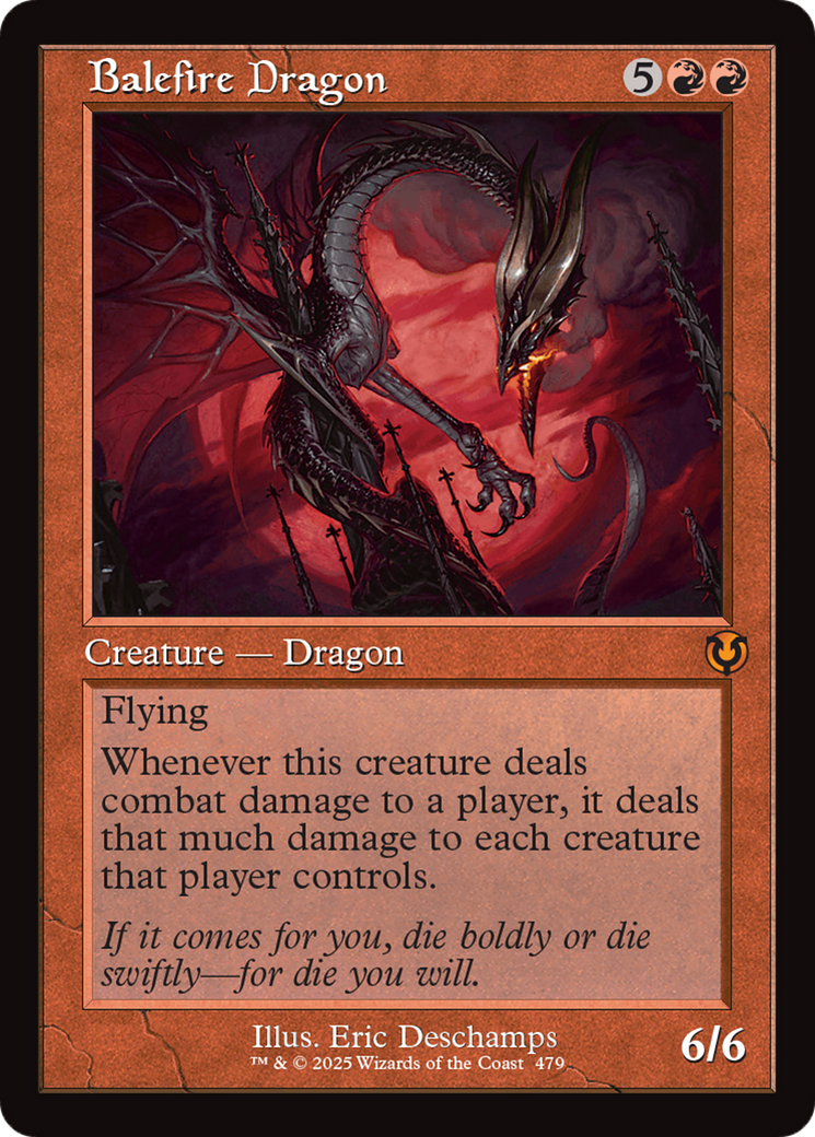 Balefire Dragon (Retro Frame) [Innistrad Remastered] | Spectrum Games