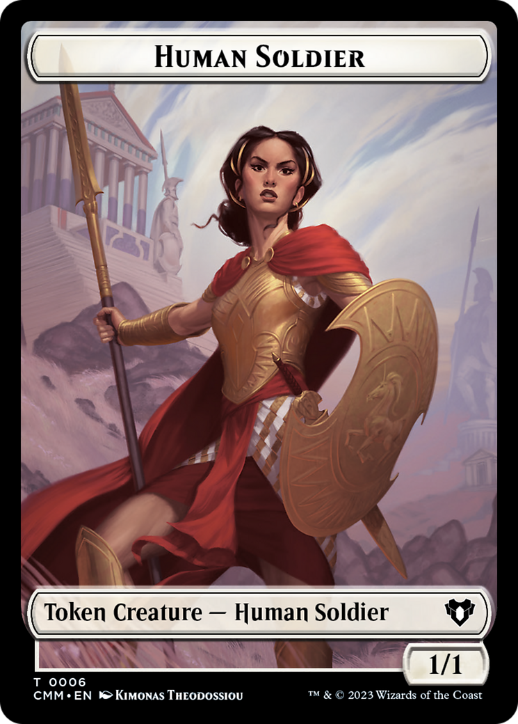 Human Soldier Token [Commander Masters Tokens] | Spectrum Games