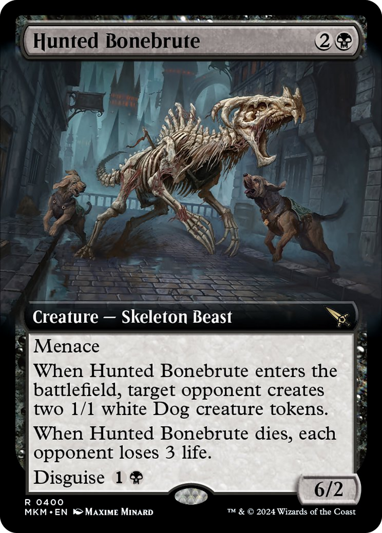 Hunted Bonebrute (Extended Art) [Murders at Karlov Manor] | Spectrum Games