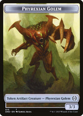 Phyrexian Goblin // Phyrexian Golem Double-Sided Token [Phyrexia: All Will Be One Tokens] | Spectrum Games