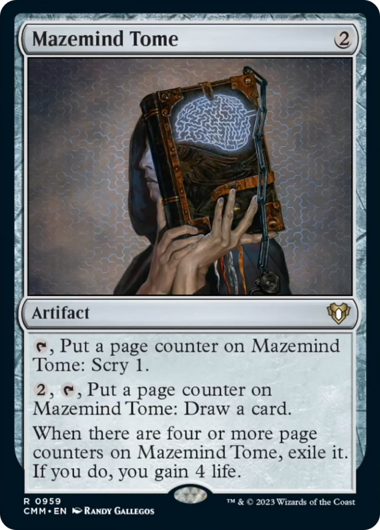 Mazemind Tome [Commander Masters] | Spectrum Games