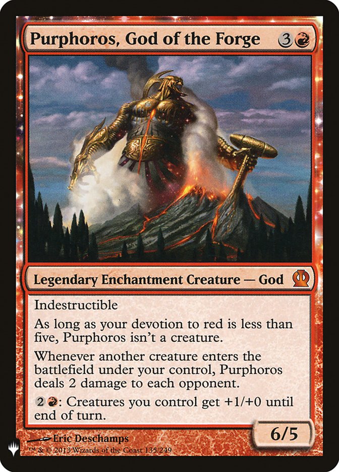 Purphoros, God of the Forge [Mystery Booster] | Spectrum Games