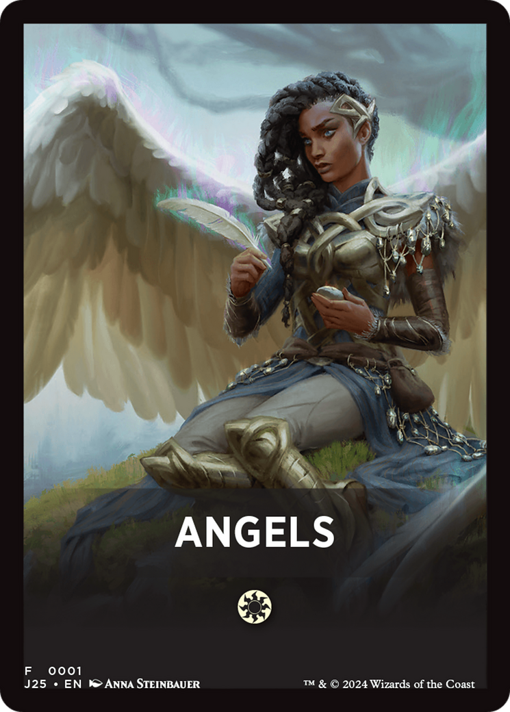 Angels Theme Card [Foundations Jumpstart Front Cards] | Spectrum Games