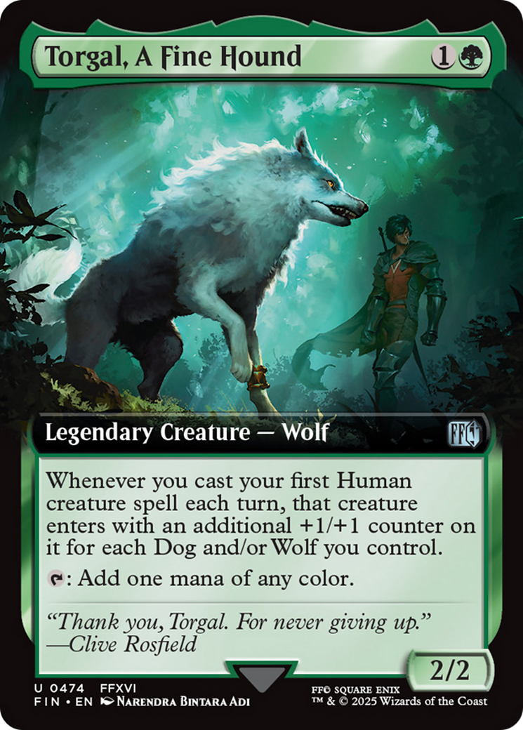 Torgal, A Fine Hound (Extended Art) [FINAL FANTASY] | Spectrum Games