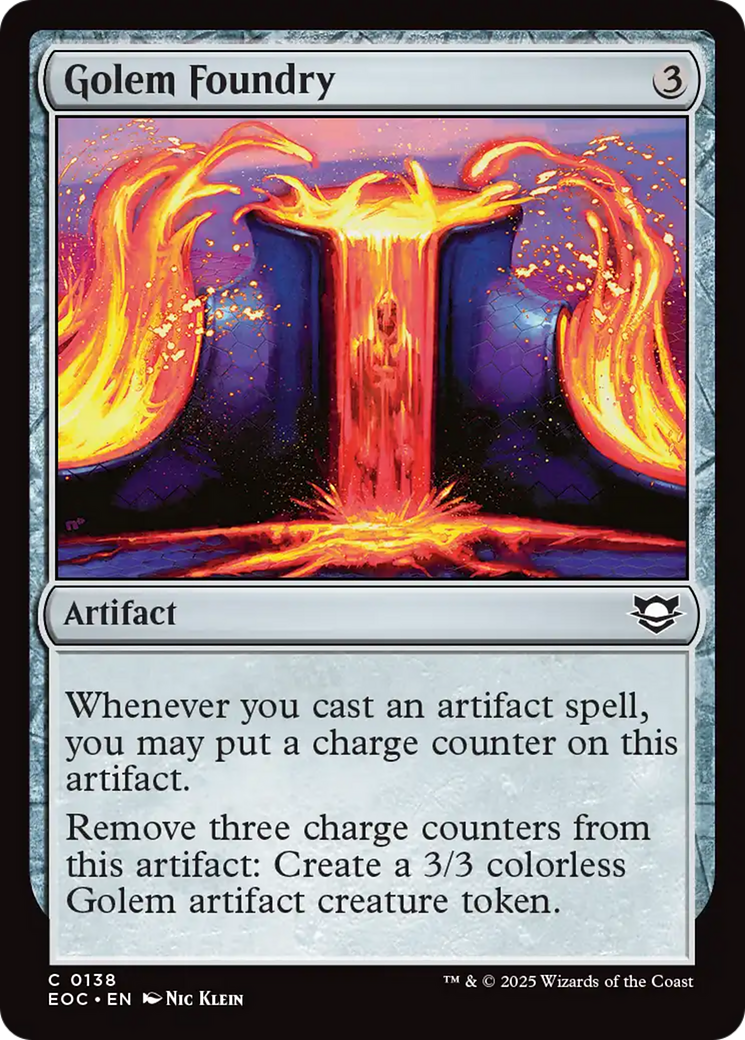 Golem Foundry [Edge of Eternities Commander] | Spectrum Games