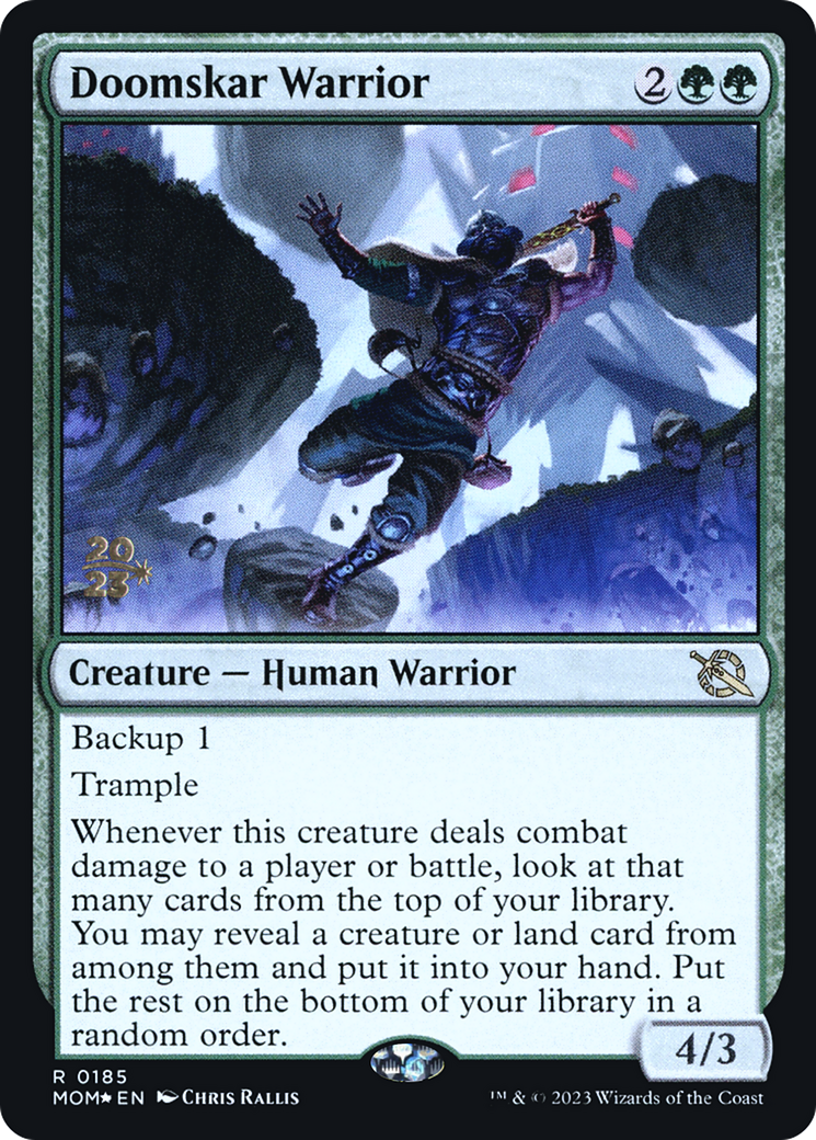 Doomskar Warrior [March of the Machine Prerelease Promos] | Spectrum Games