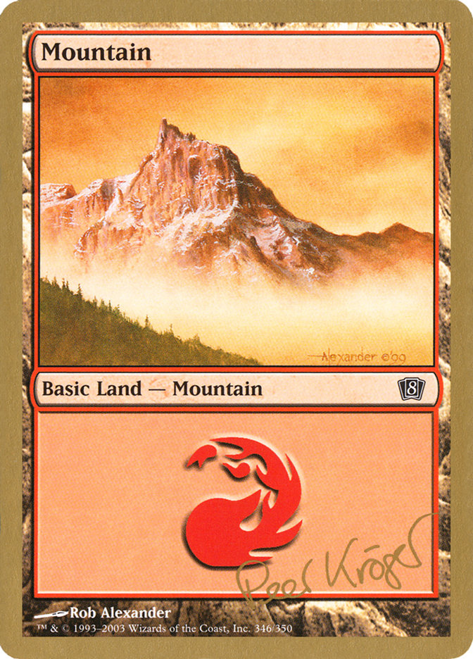 Mountain (pk346) (Peer Kroger) [World Championship Decks 2003] | Spectrum Games