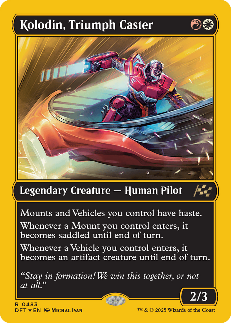 Kolodin, Triumph Caster (First-Place Foil) [Aetherdrift] | Spectrum Games