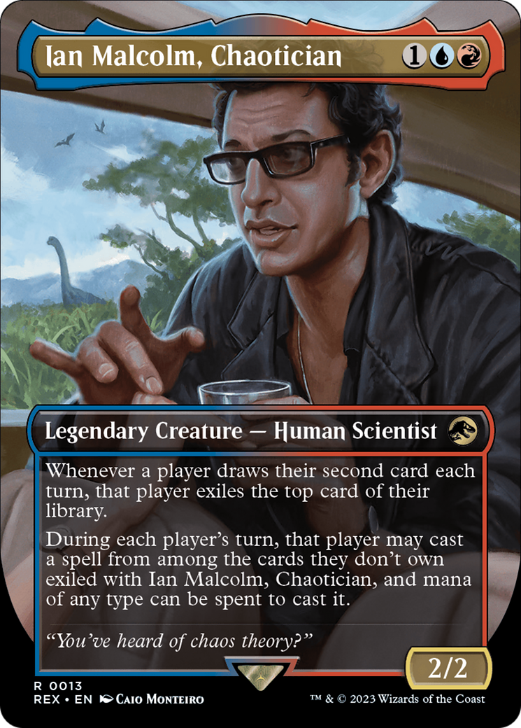 Ian Malcolm, Chaotician (Borderless) [Jurassic World Collection] | Spectrum Games