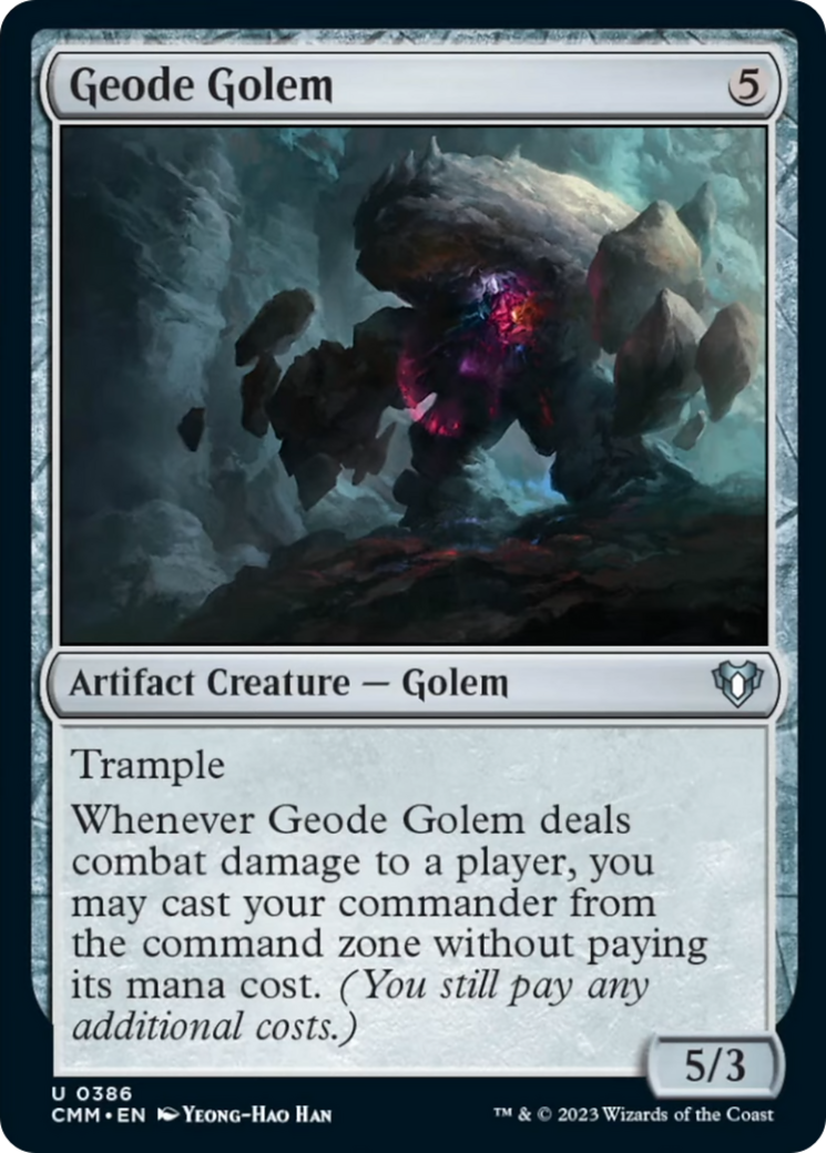 Geode Golem [Commander Masters] | Spectrum Games