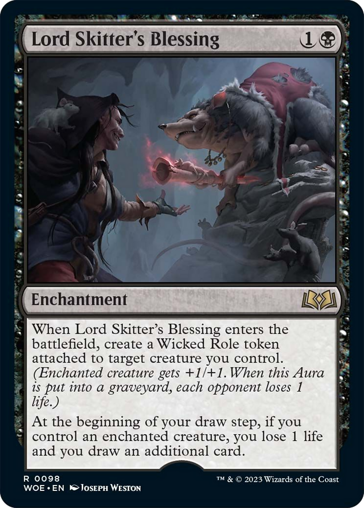 Lord Skitter's Blessing [Wilds of Eldraine] | Spectrum Games