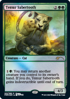 Temur Sabertooth [Year of the Tiger 2022] | Spectrum Games