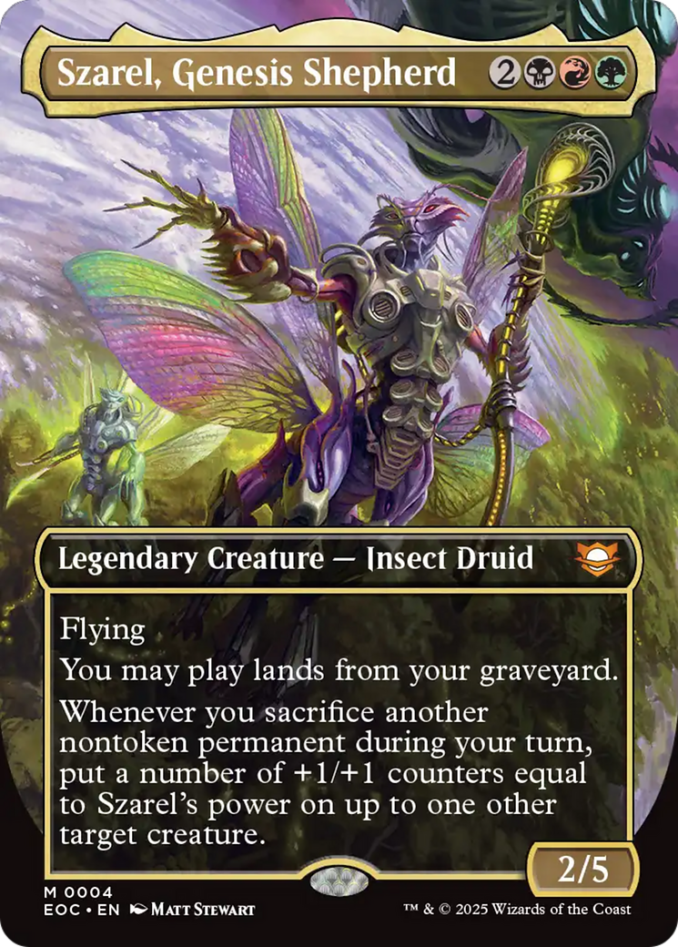 Szarel, Genesis Shepherd (Borderless) [Edge of Eternities Commander] | Spectrum Games