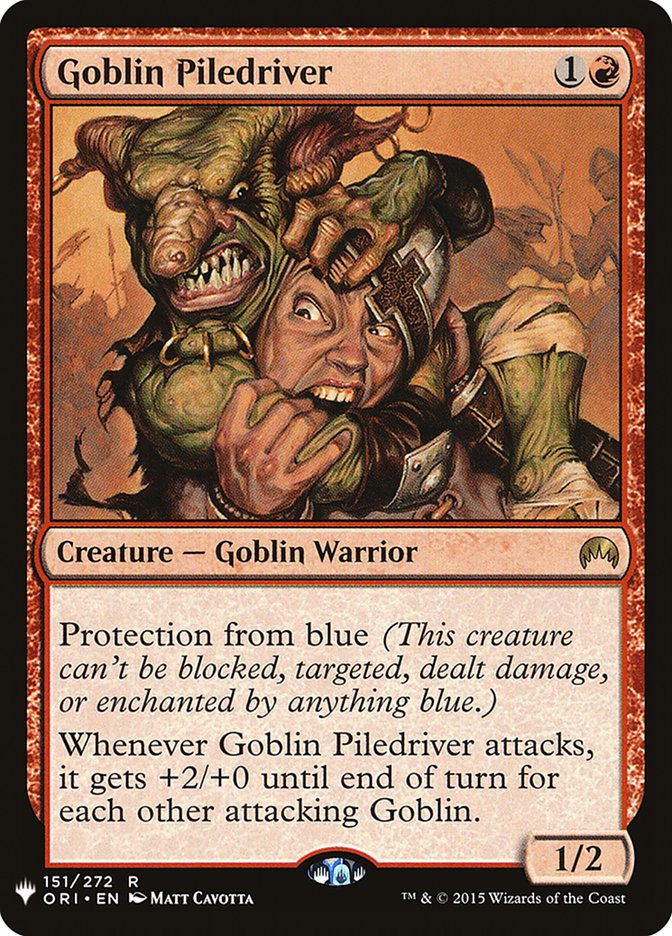 Goblin Piledriver [Mystery Booster] | Spectrum Games