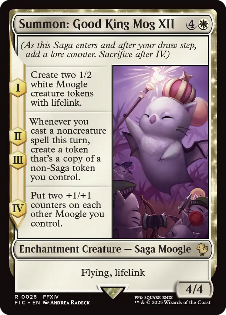 Summon: Good King Mog XII [FINAL FANTASY Commander] | Spectrum Games