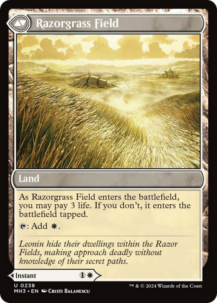 Razorgrass Ambush // Razorgrass Field [Modern Horizons 3] | Spectrum Games
