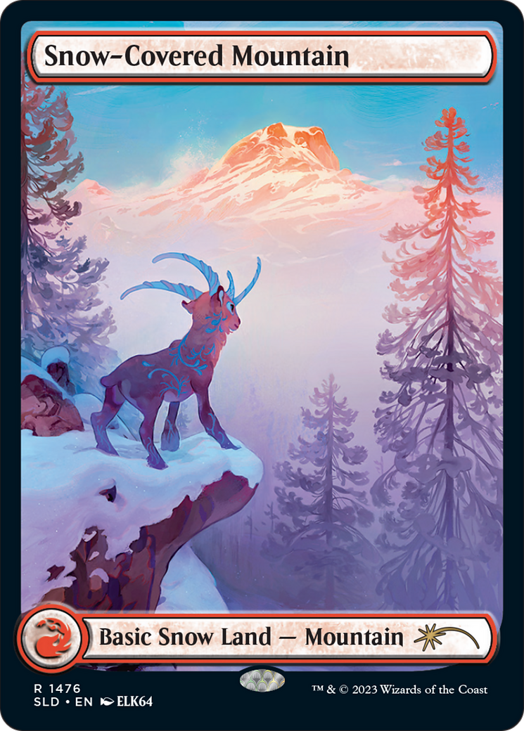 Snow-Covered Mountain (1476) [Secret Lair Drop Series] | Spectrum Games