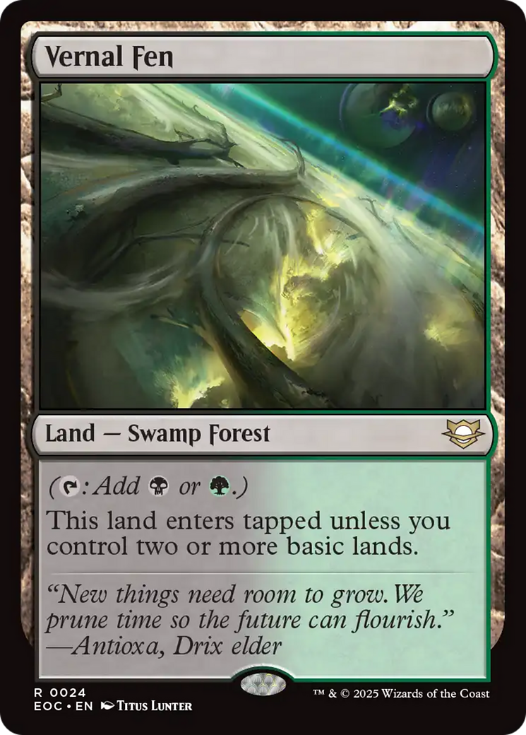 Vernal Fen [Edge of Eternities Commander] | Spectrum Games
