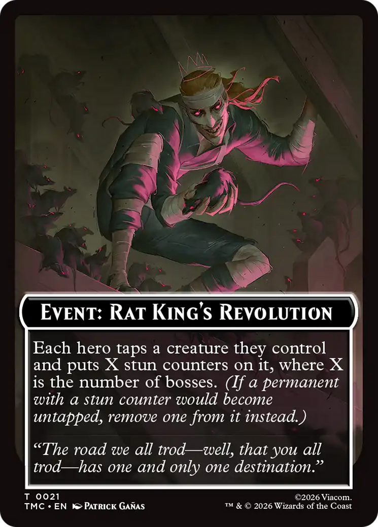 Event: Rat King's Revolution [Teenage Mutant Ninja Turtles Commander Tokens] | Spectrum Games
