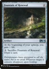 Fountain of Renewal [Mystery Booster] | Spectrum Games