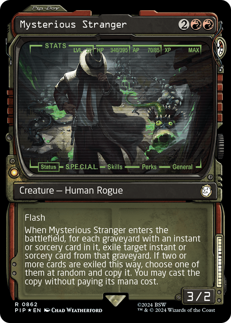 Mysterious Stranger (Showcase) (Surge Foil) [Fallout] | Spectrum Games