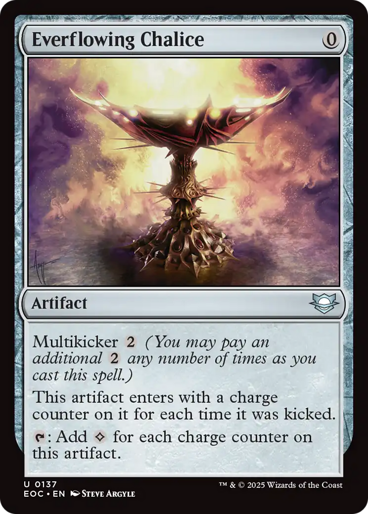 Everflowing Chalice [Edge of Eternities Commander] | Spectrum Games